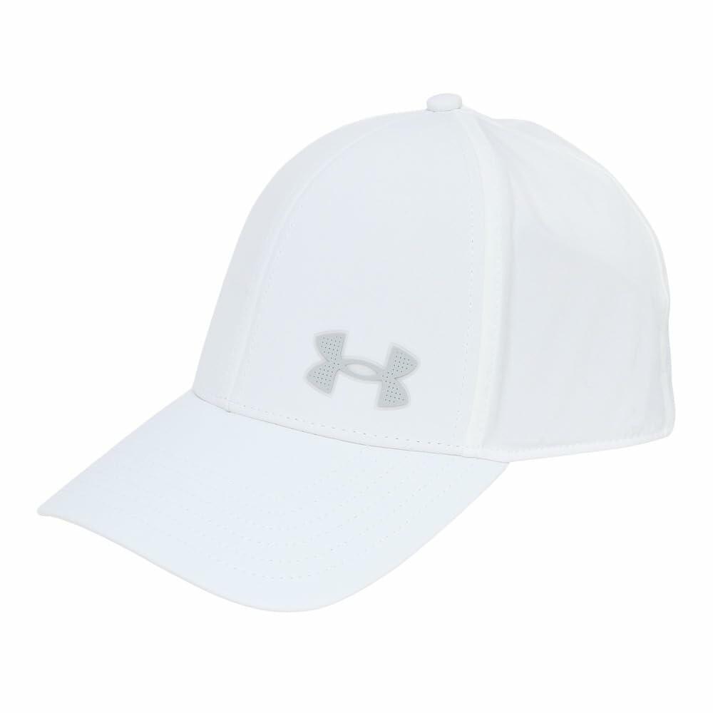 UA Storm Drive Cap - Men's Stretch Fit by UnderArmour White/Gray XL