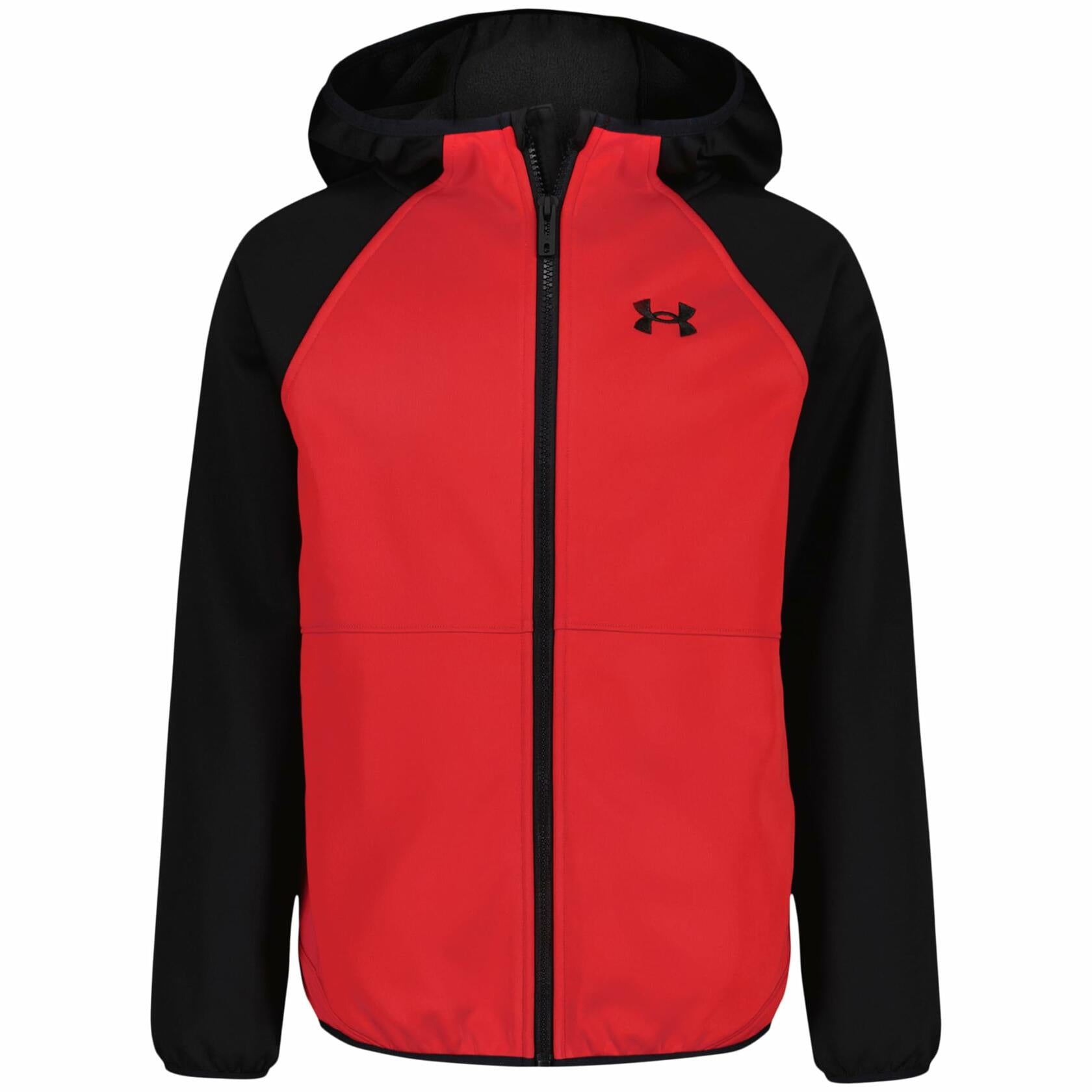 Under Armour Sim Softshell Jacket, Red, Boys 6