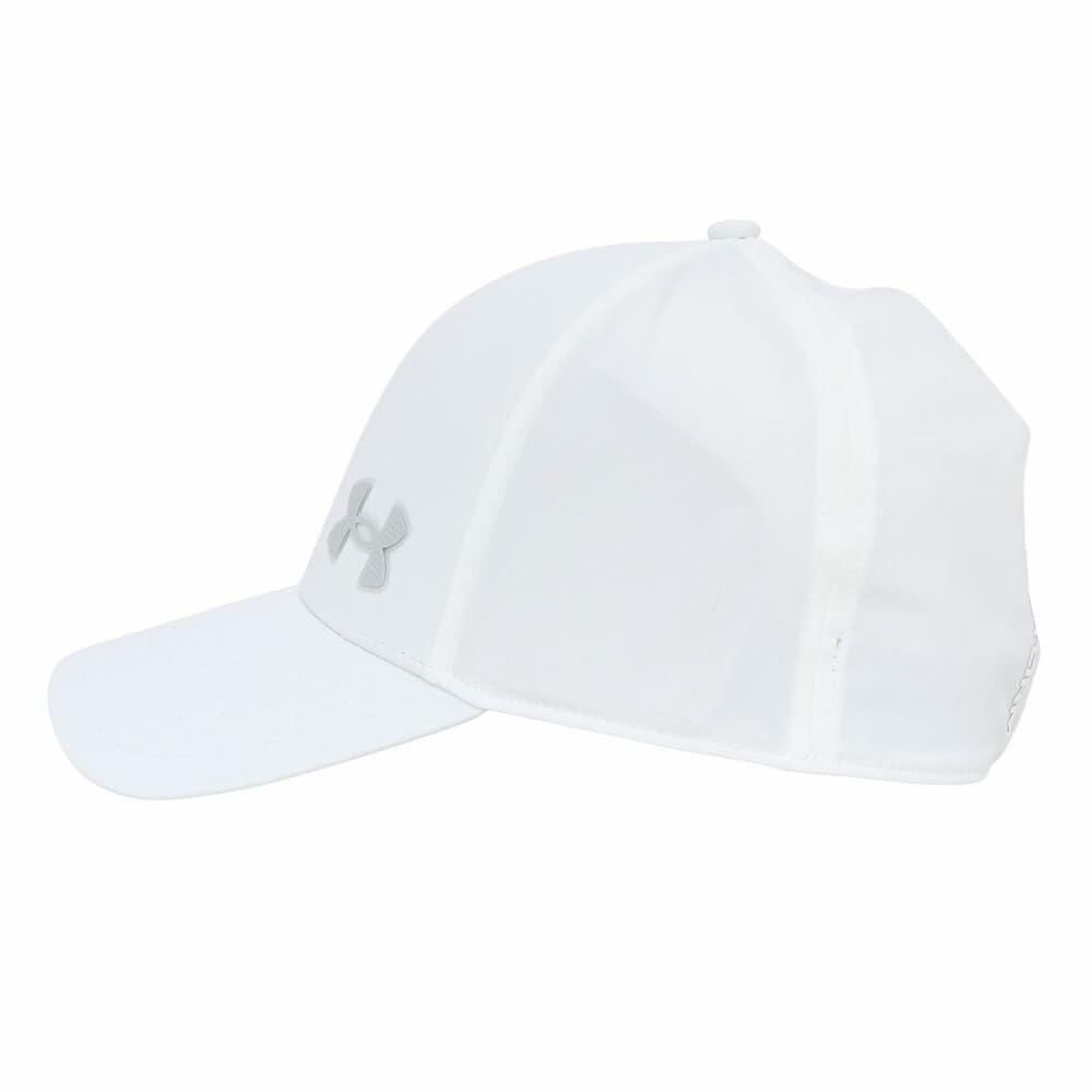 UA Storm Drive Cap - Men's Stretch Fit by UnderArmour White/Gray XL
