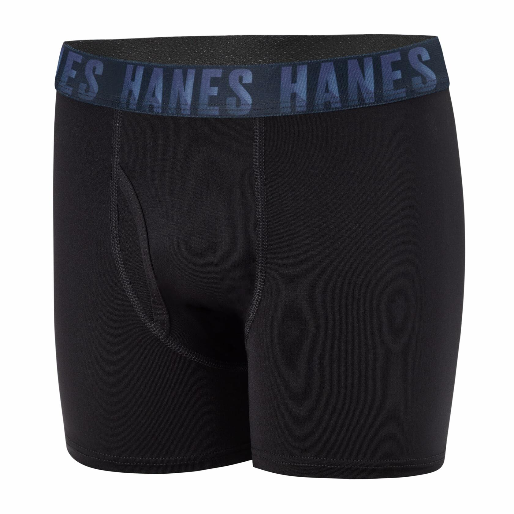 Hanes Moves Boys’ Performance Stretch Boxer Brief Underwear, 5-Pack M Multi