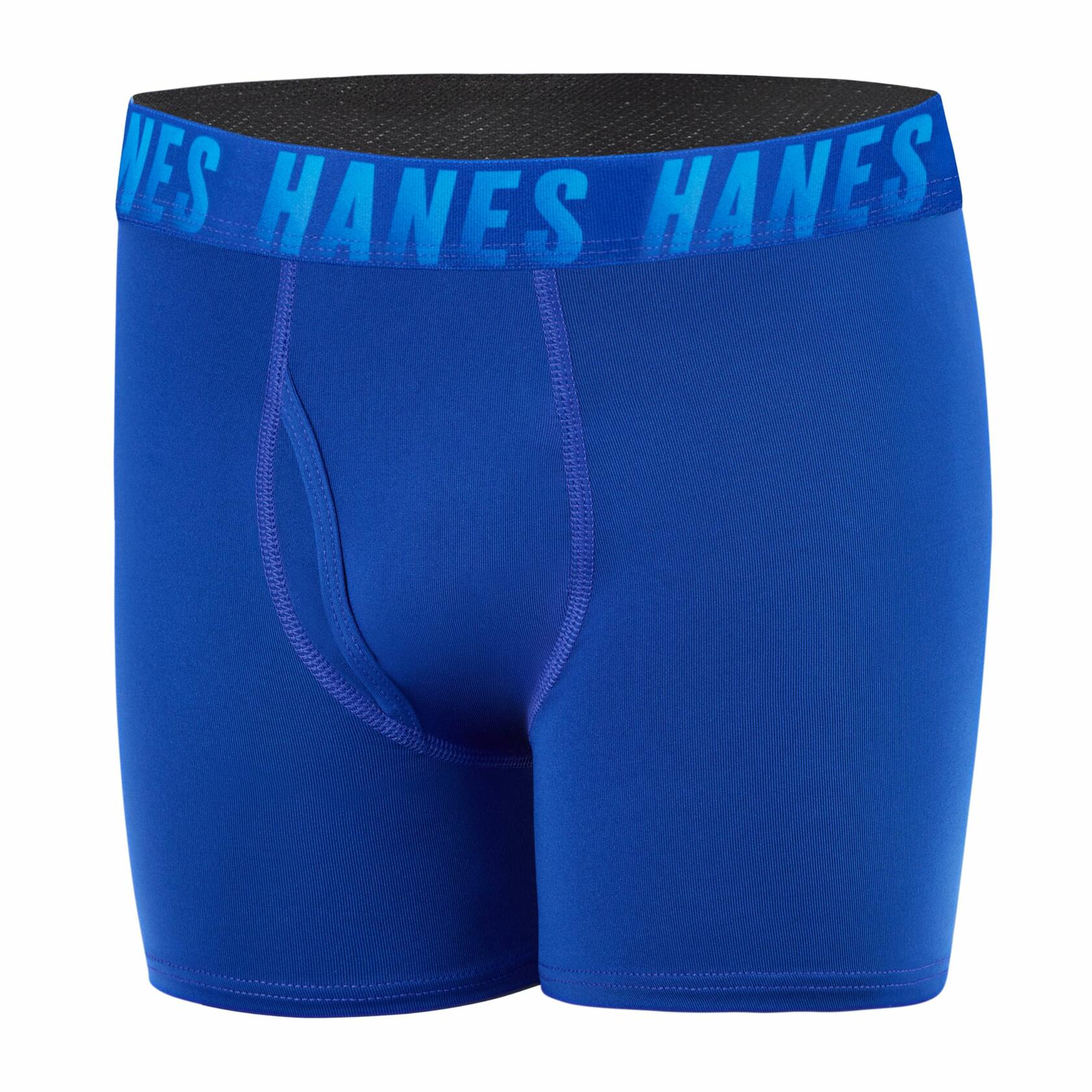 Hanes Moves Boys’ Performance Stretch Boxer Brief Underwear, 5-Pack XL Multi