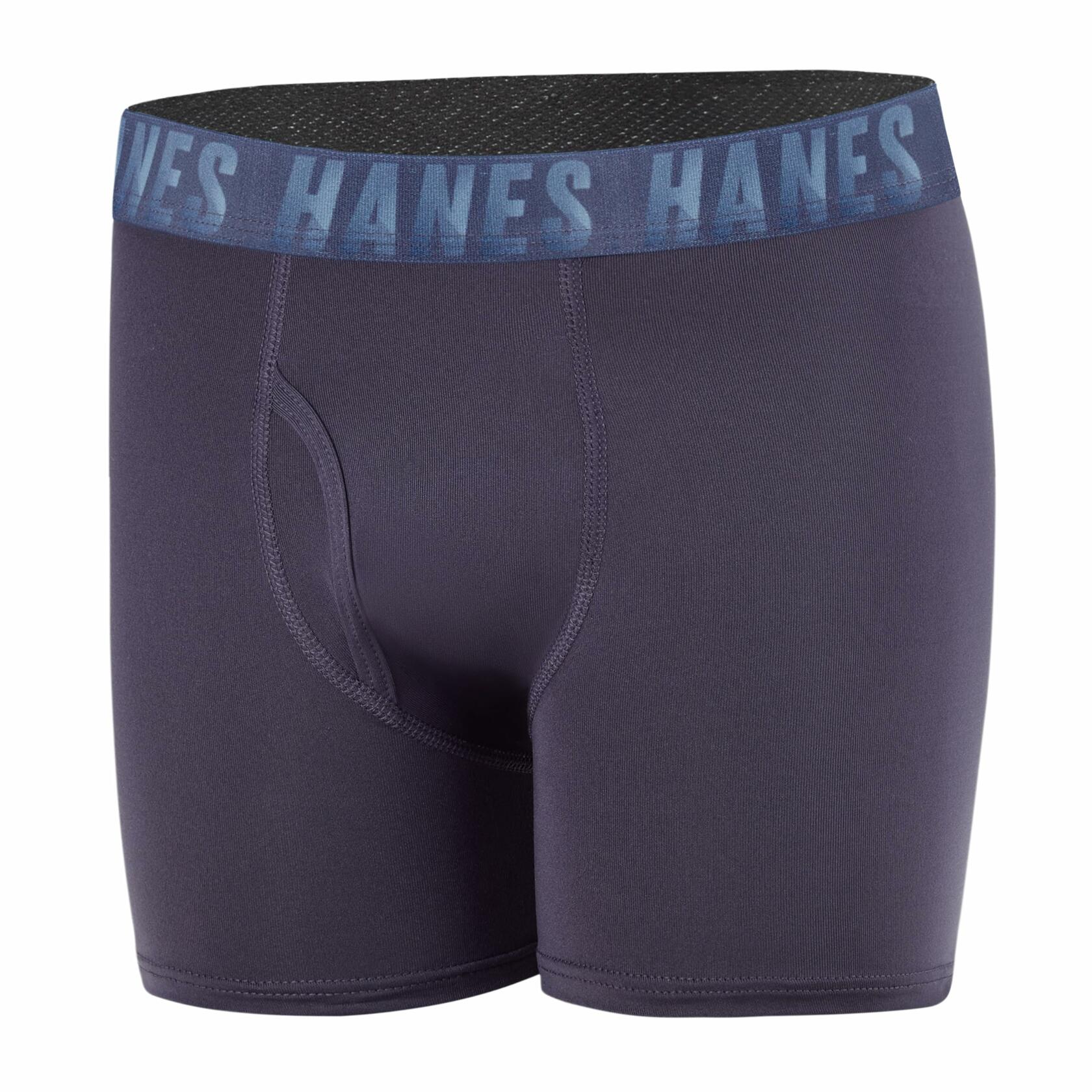 Hanes Moves Boys’ Performance Stretch Boxer Brief Underwear, 5-Pack XL Multi