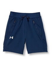 Under Armour Boys UA Pennant Shorts (as1, Alpha, s, Regular, Academy/White - 408)