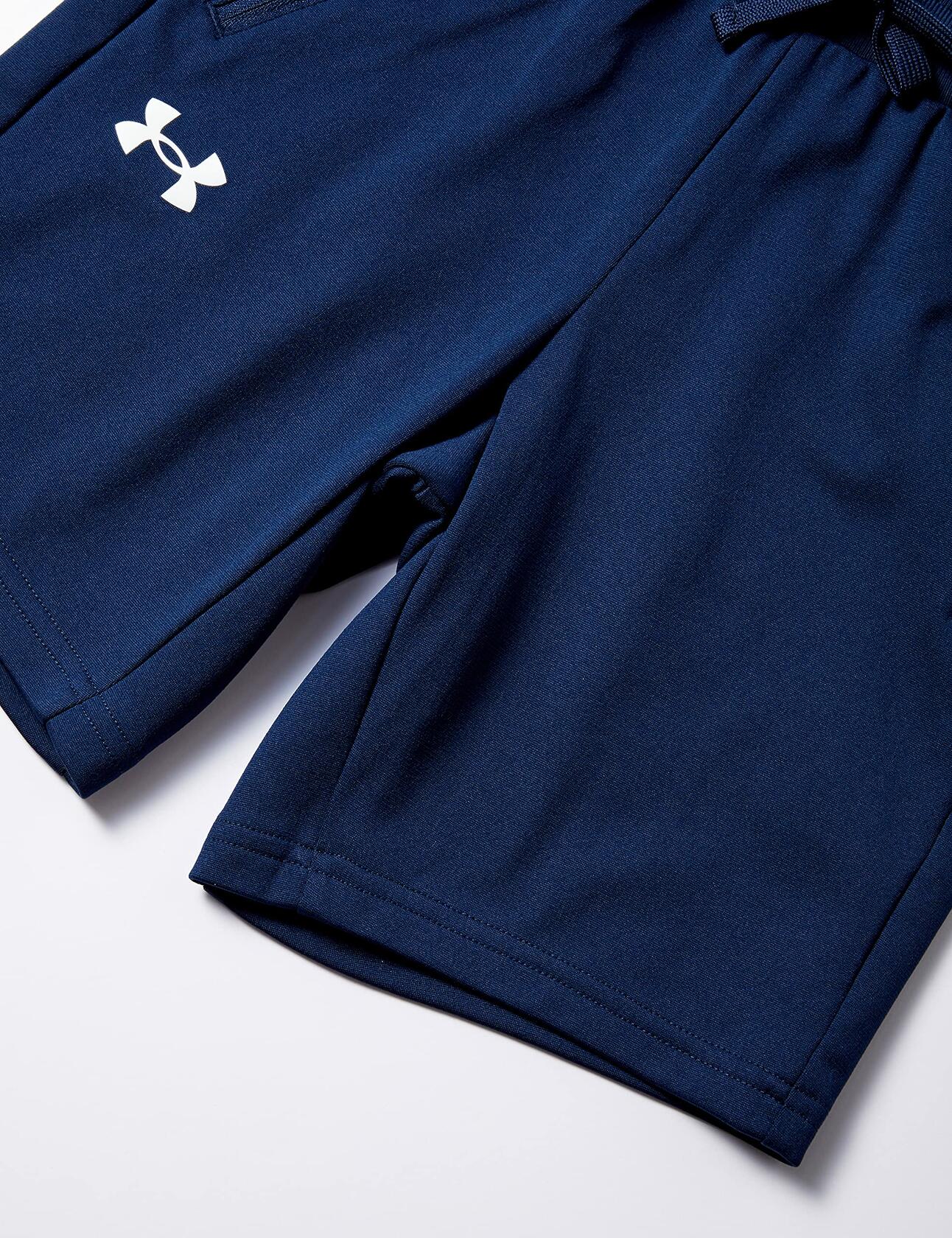 Under Armour Boys UA Pennant Shorts (as1, Alpha, s, Regular, Academy/White - 408)