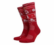 Nike Elite Basketball Crew Christmas Socks SX7866 687 Sz L (8-12 Men / 10-13 Wmn's)