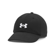 Under Armour Women's Blitzing Cap Adjustable, (001) Black / / White, OSFM