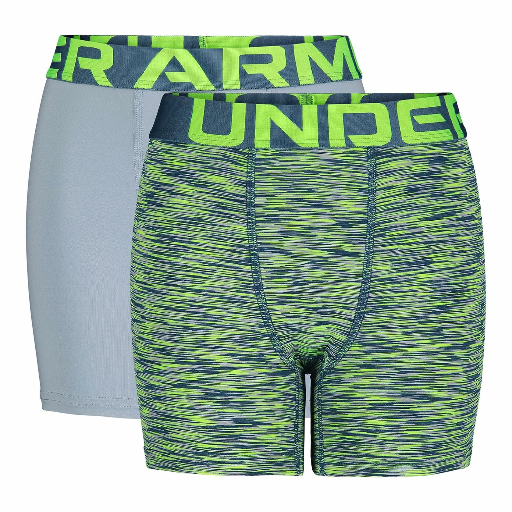 Under Armour Boy's Twist 2-Pack Boxer Set (Big Kids) Assorted MD (10-12 Big Kid)