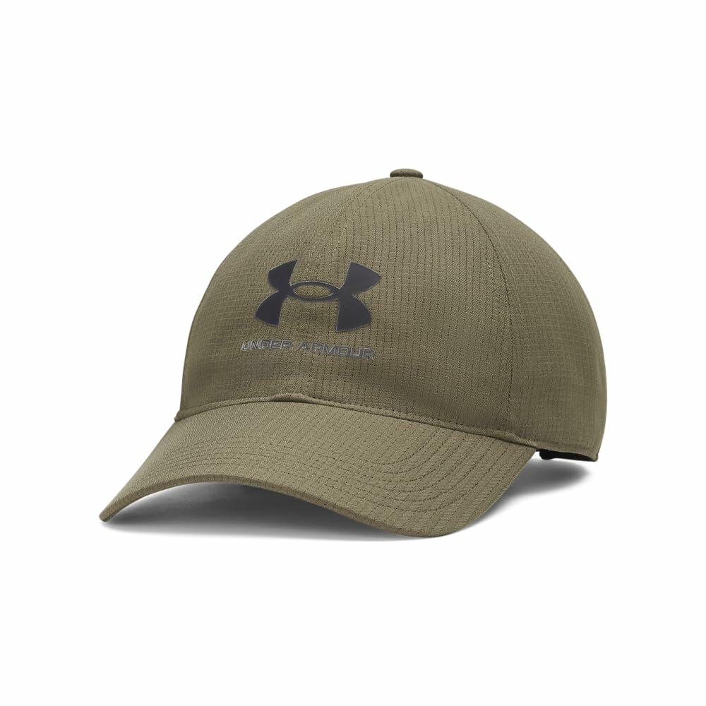 Under Armour Men's ArmourVent Adjustable Hat, (390) Marine OD Green / / Black, One Size Fits Most