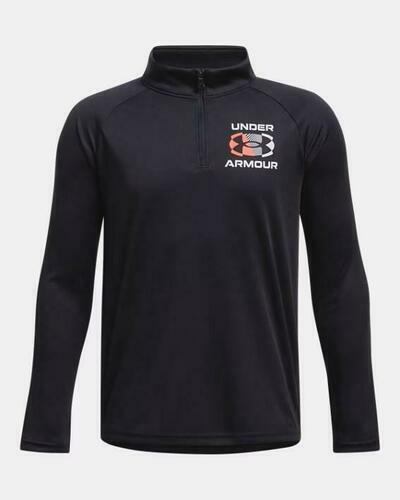 Under Armour Boys MFO Velocity 1/4 Zip Black Size 6