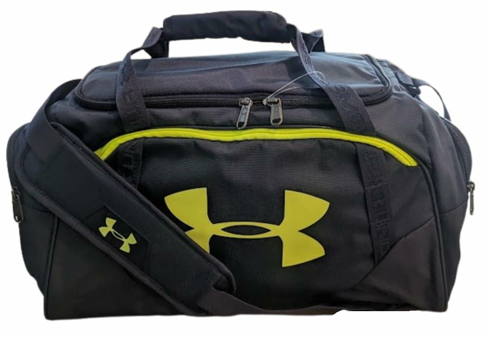 Under Armour UA Undeniable 3.0 Small Duffle Bag Navy Blue/Yellow 1300214-411