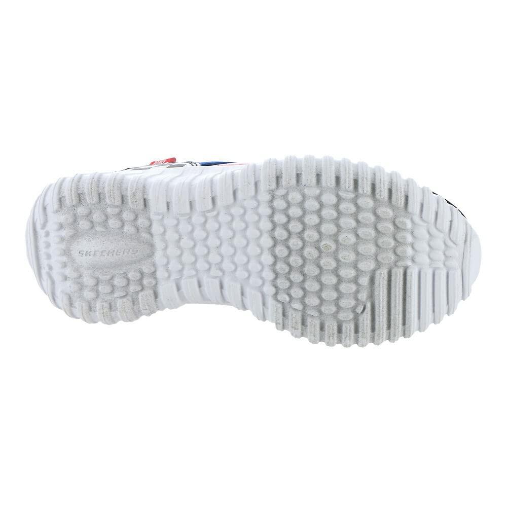 Skechers Boy's Depth Charge 2.0-Double Point Sneaker, Blue/Multi, 3 Little Kid