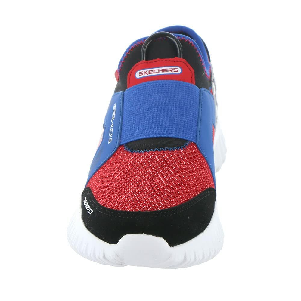 Skechers Boy's Depth Charge 2.0-Double Point Sneaker, Blue/Multi, 3 Little Kid