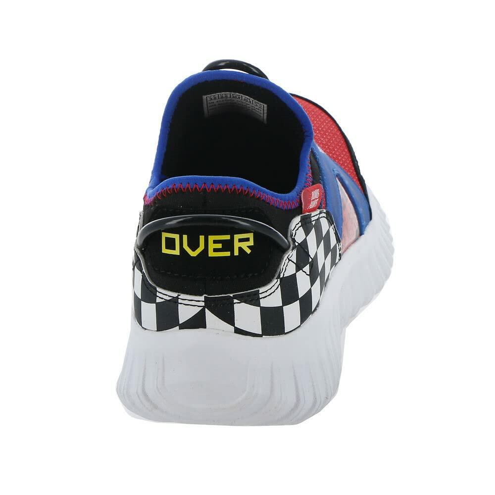 Skechers Boy's Depth Charge 2.0-Double Point Sneaker, Blue/Multi, 3 Little Kid