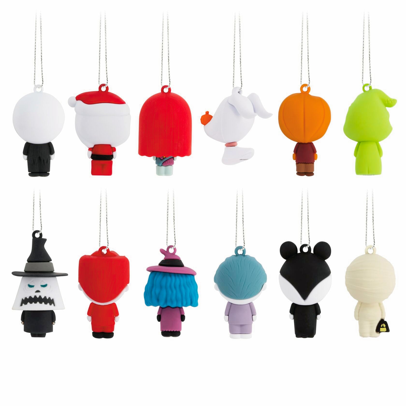 Hallmark Disney Nightmare before Christmas Countdown Calendar w 12 Mini Ornament