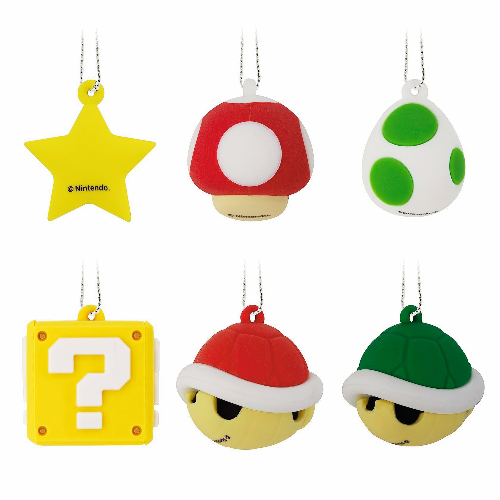Hallmark Nintendo Super Mario Mini Christmas Ornaments Set of 6