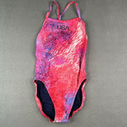 Nike Swim Hydra Strong One-Piece USA Red Size 30