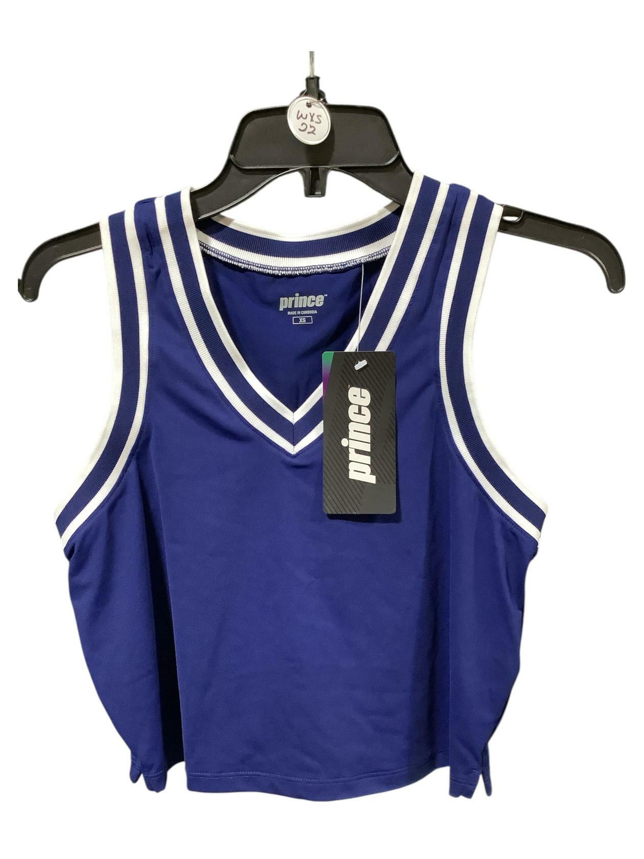 Prince Women's XS Fashion V-Tank Navy