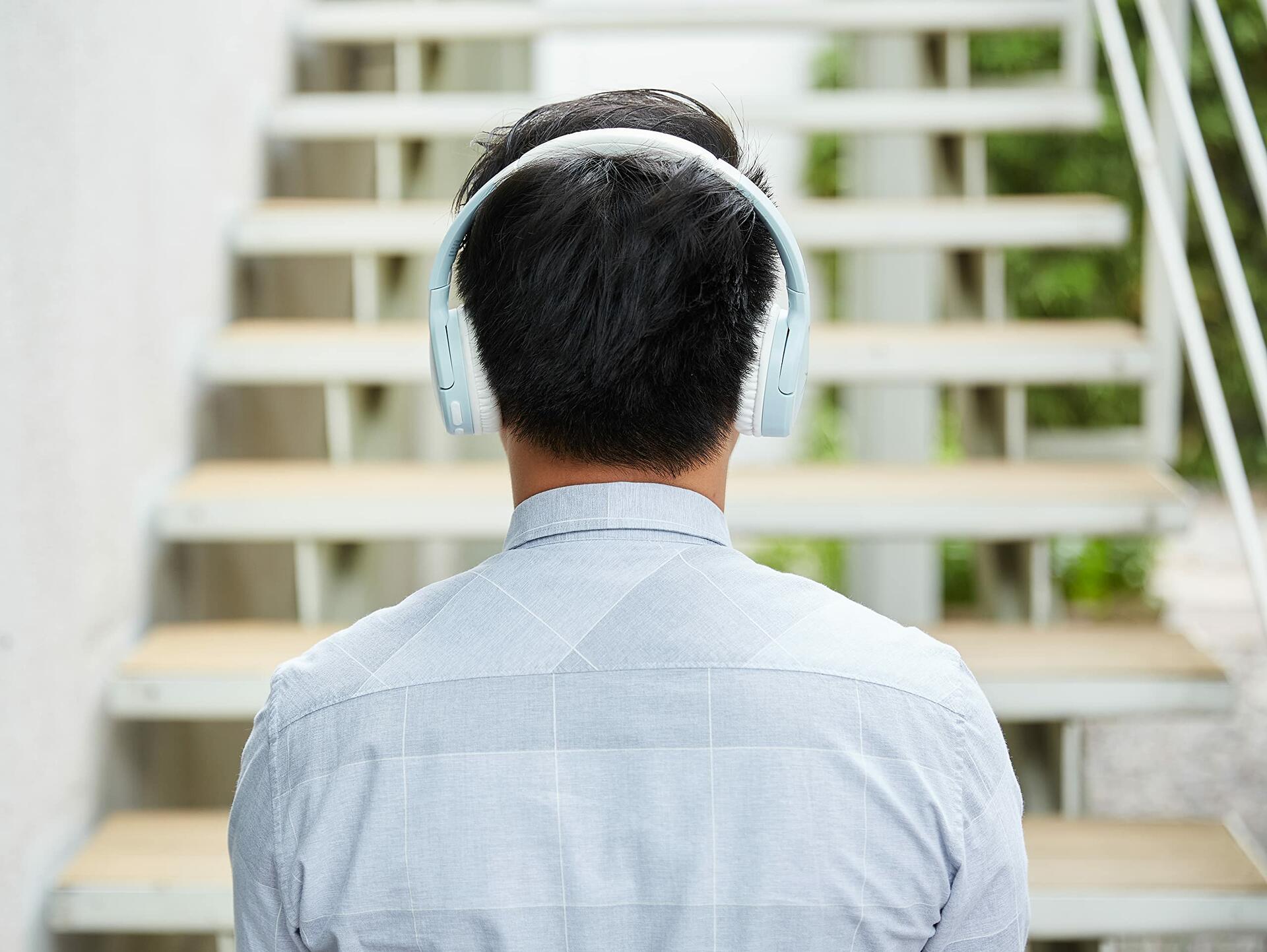 Altec Lansing Nanophones ANC Bluetooth Wireless Active Noise Cancelling Headphones On Ear Headphones (ICY)