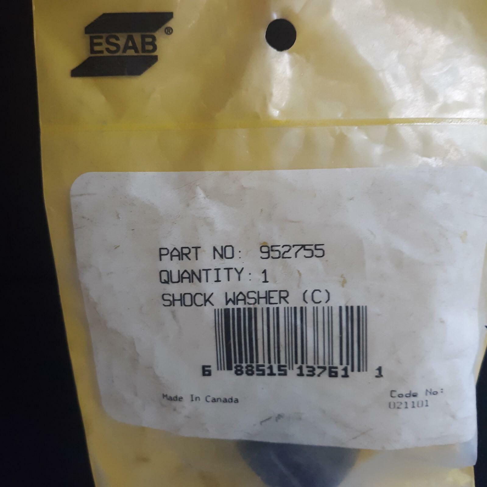 Esab 952755 Shock Washer Front Gun Masted 250 Cc Welding Equipment Replacement