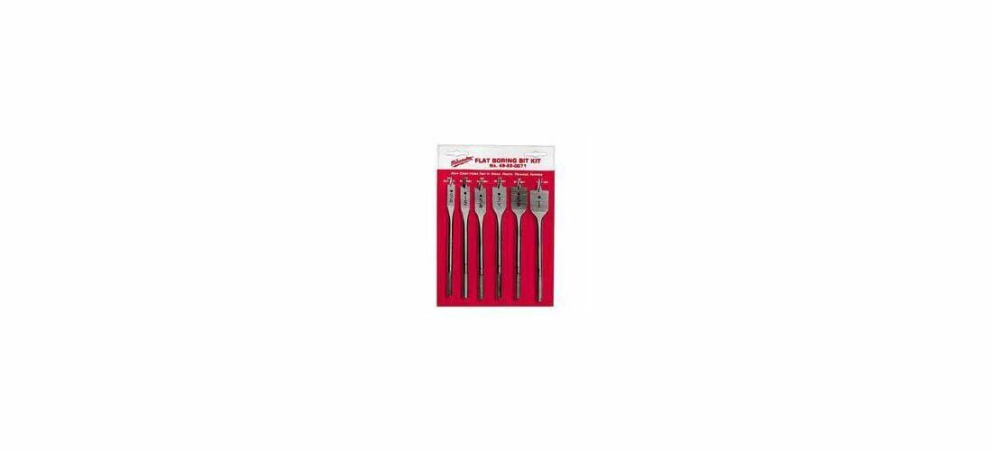Milwaukee 49-22-0071 Spade Wood Boring Bit Set