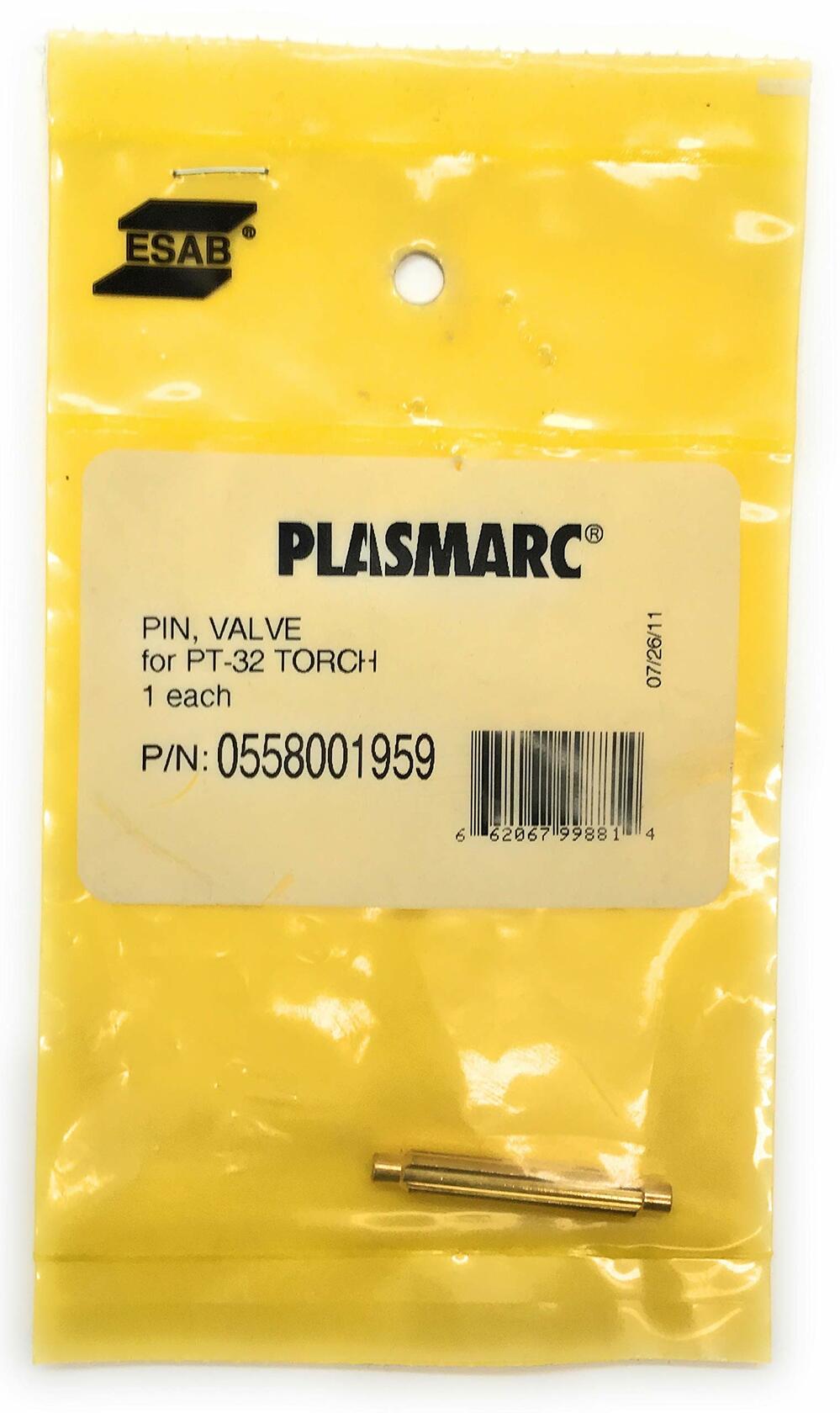 ESAB 0558001959 VALVE PIN PT-32