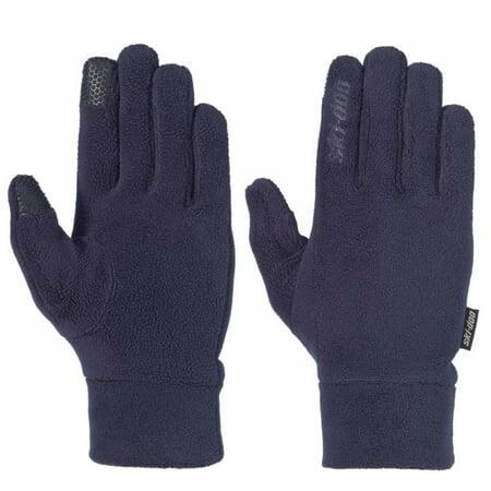 Ski-Doo Micro-Fleece Gloves Touchscreen Anti-Peeling Dark Navy - Small 0416