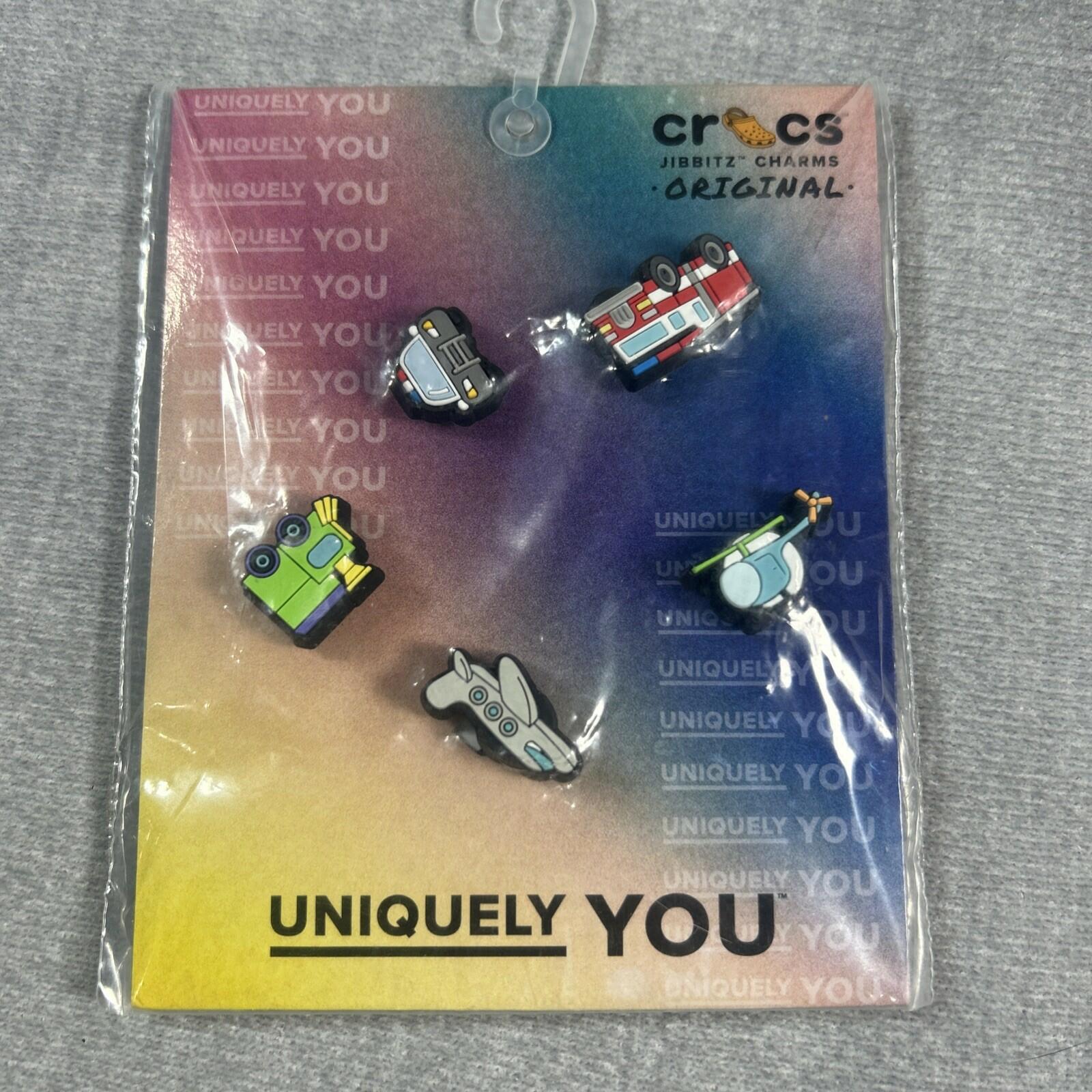 Crocs® Jibbitz Charms – Mixed Characters for Kids Shoes – Beep Beep - 5 Pack