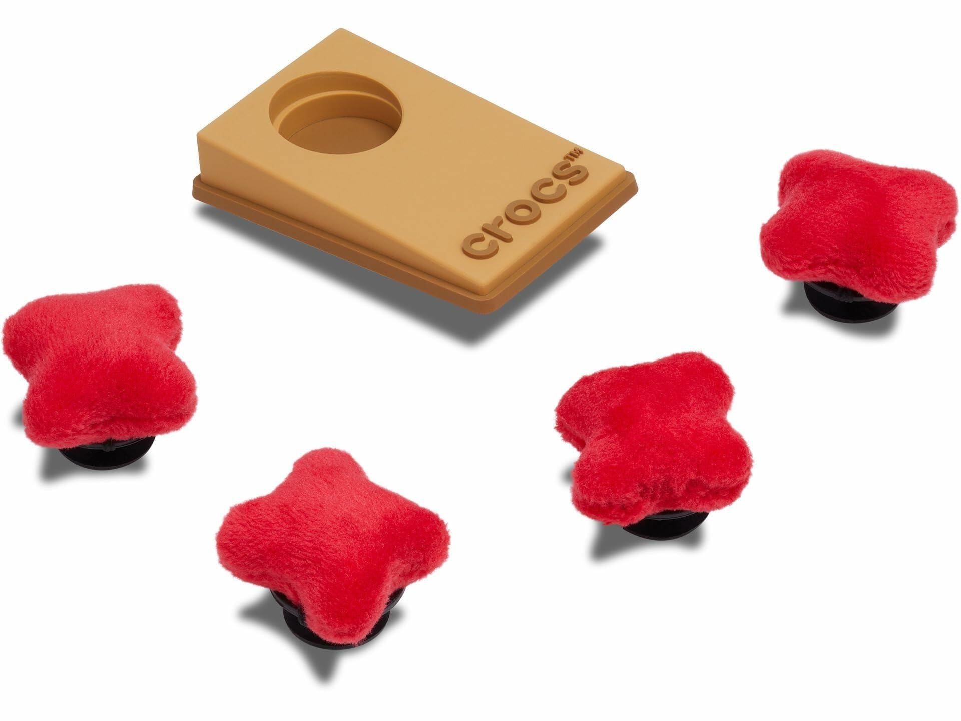 Crocs® Jibbitz Charms – Mixed Characters for Kids Shoes – Cornhole 5-Pack