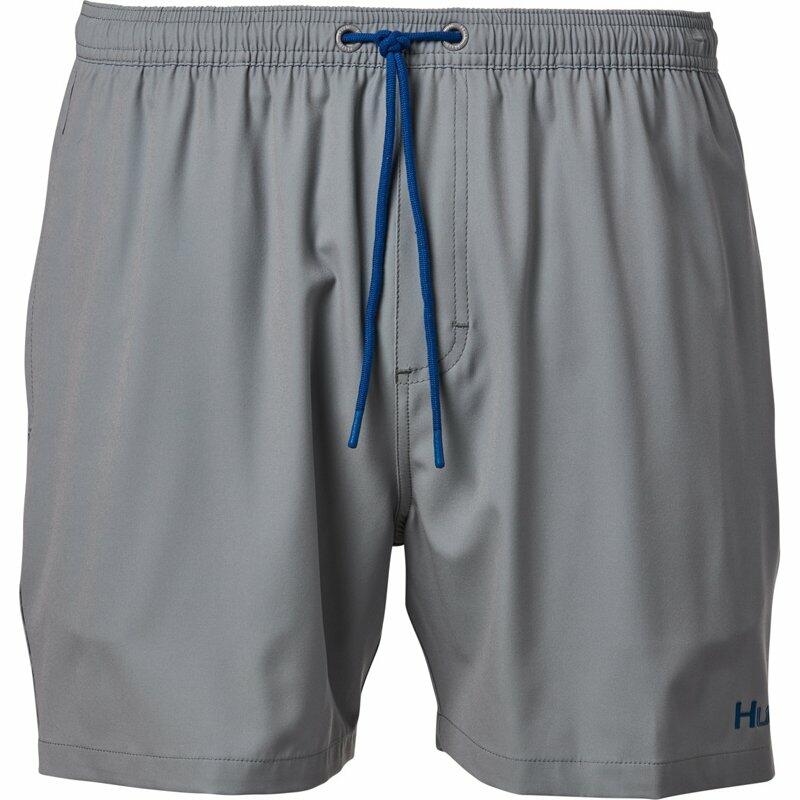 HUK Men's Pursuit 5.5 Volley Swim Trunks, Small, Overcast Gray