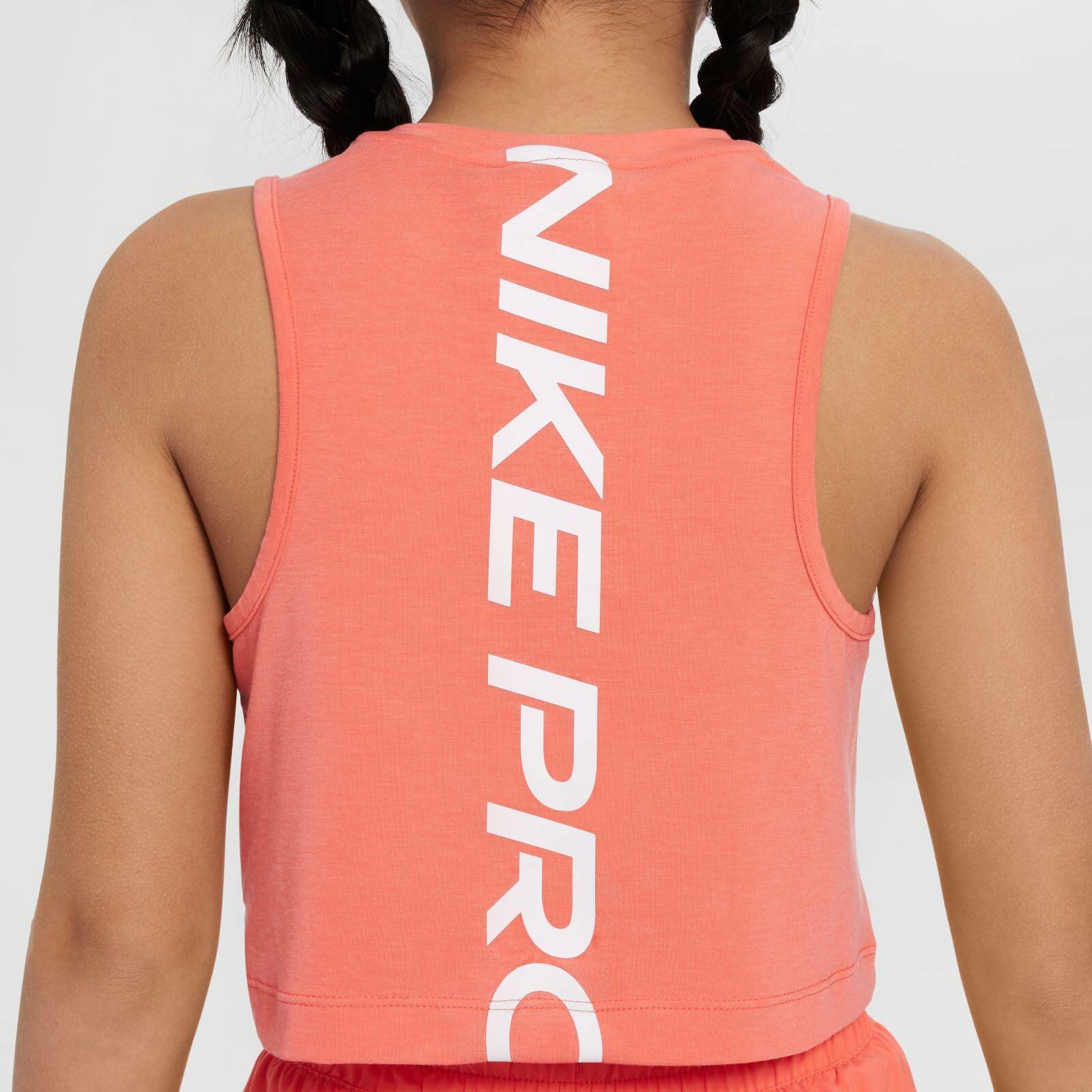 Nike Pro Girls' Dri-FIT Training/Running Tank Top Large, Regular, Yellow