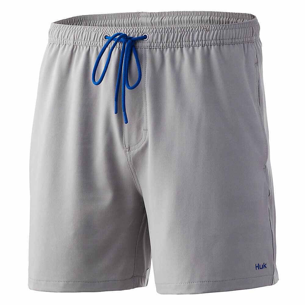 HUK Pursuit Volley Swim Short Overcast Grey, Medium Shorts