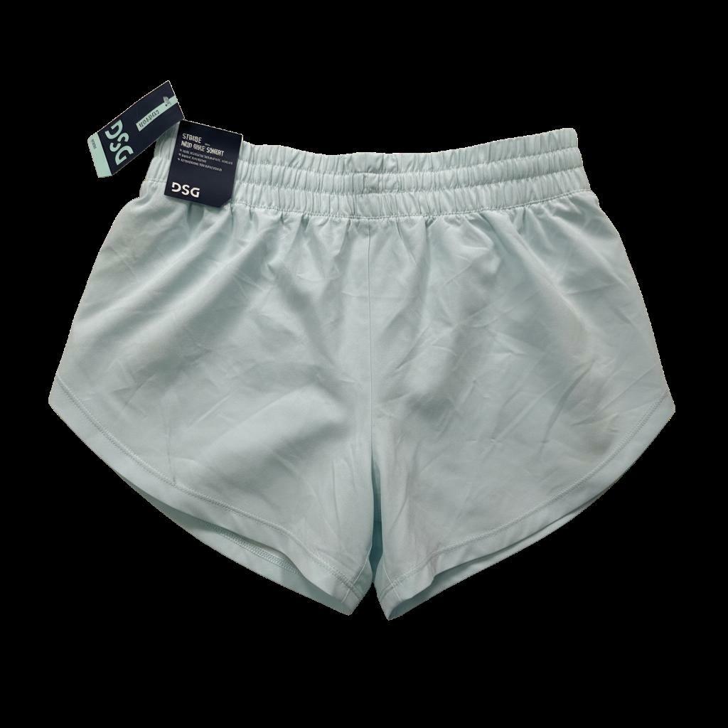 DSG Women High Rise Stride Shorts Lined Cyan Size S
