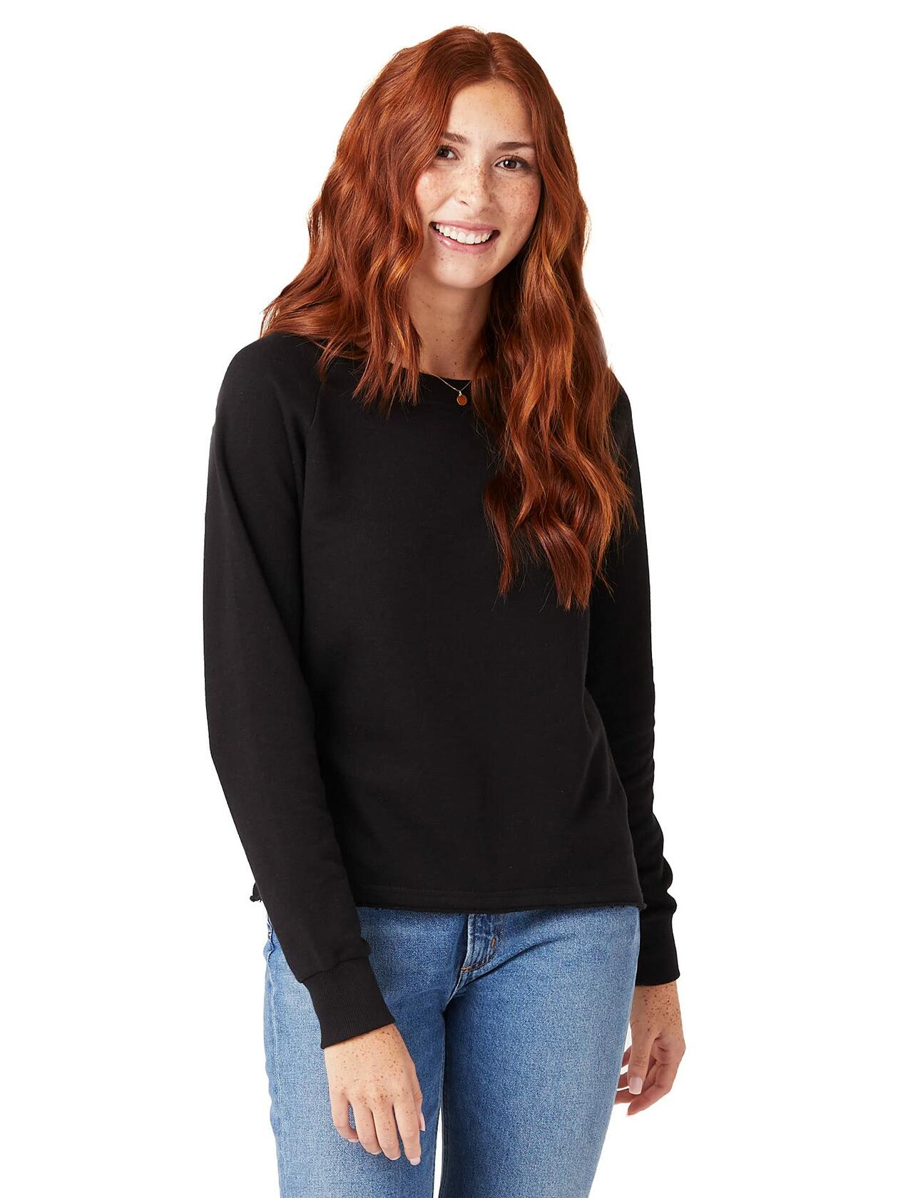 Alternative Apparel Lazy Day Pullover Black, Large