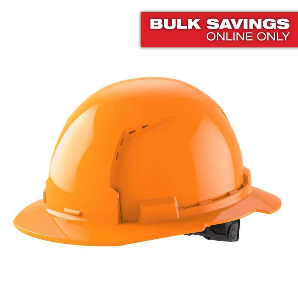 Milwaukee BOLT Orange Full Brim Vented Hard Hat w/6pt Ratcheting - T1 CC
