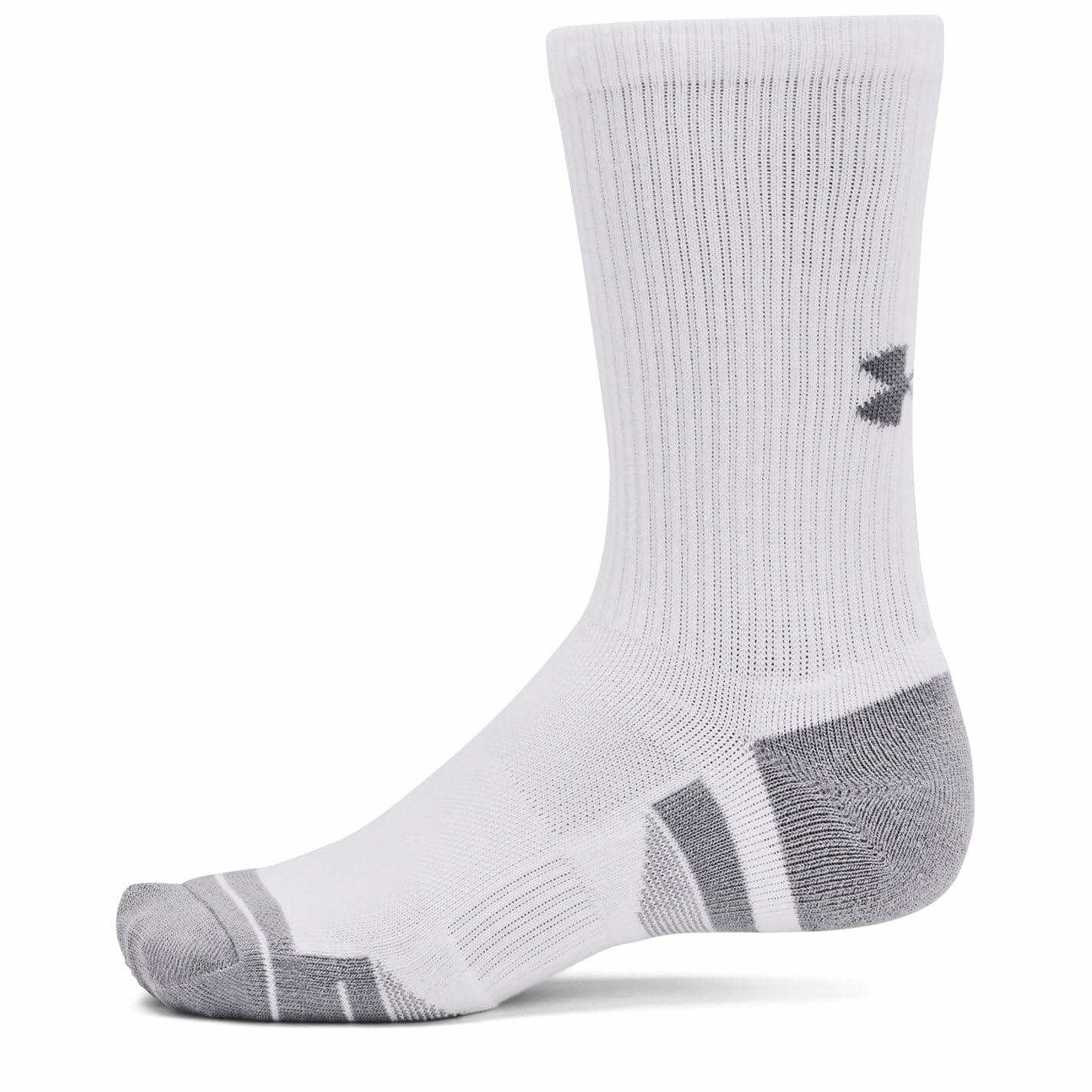 Under Armour Unisex Performance Tech Crew Socks Accessories - 3-Pack XL