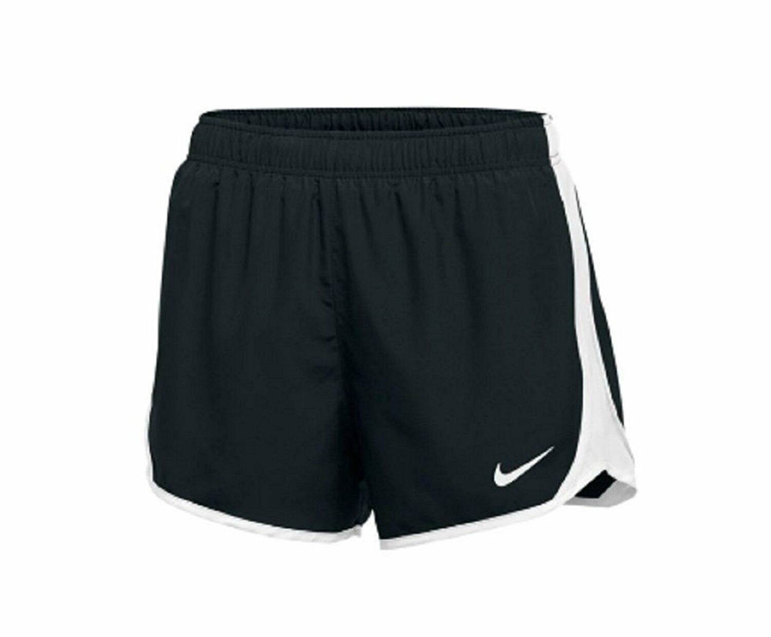 Nike Women's Dri Fit Tempo Running Shorts Black/White Size Small