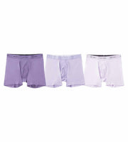 Pair of Thieves Men's Quick Dry Action Blend Boxer Briefs 3 Pack Lavender