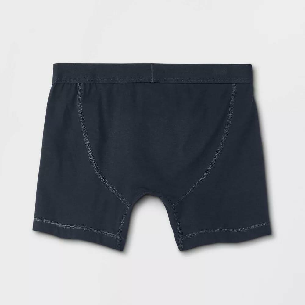 Goodfellow & Co Men's Support Pouch Boxer Briefs 4pk - Large Black/Blue/Gray)