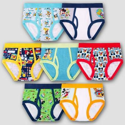 Disney Toddler Boys' 7pk Mickey Mouse Briefs - 2T-3T