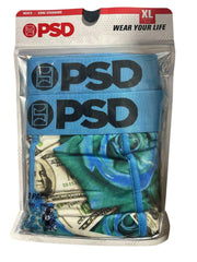 PSD Men's Floral Blues 2-Pack Boxer Brief, Multi, XL