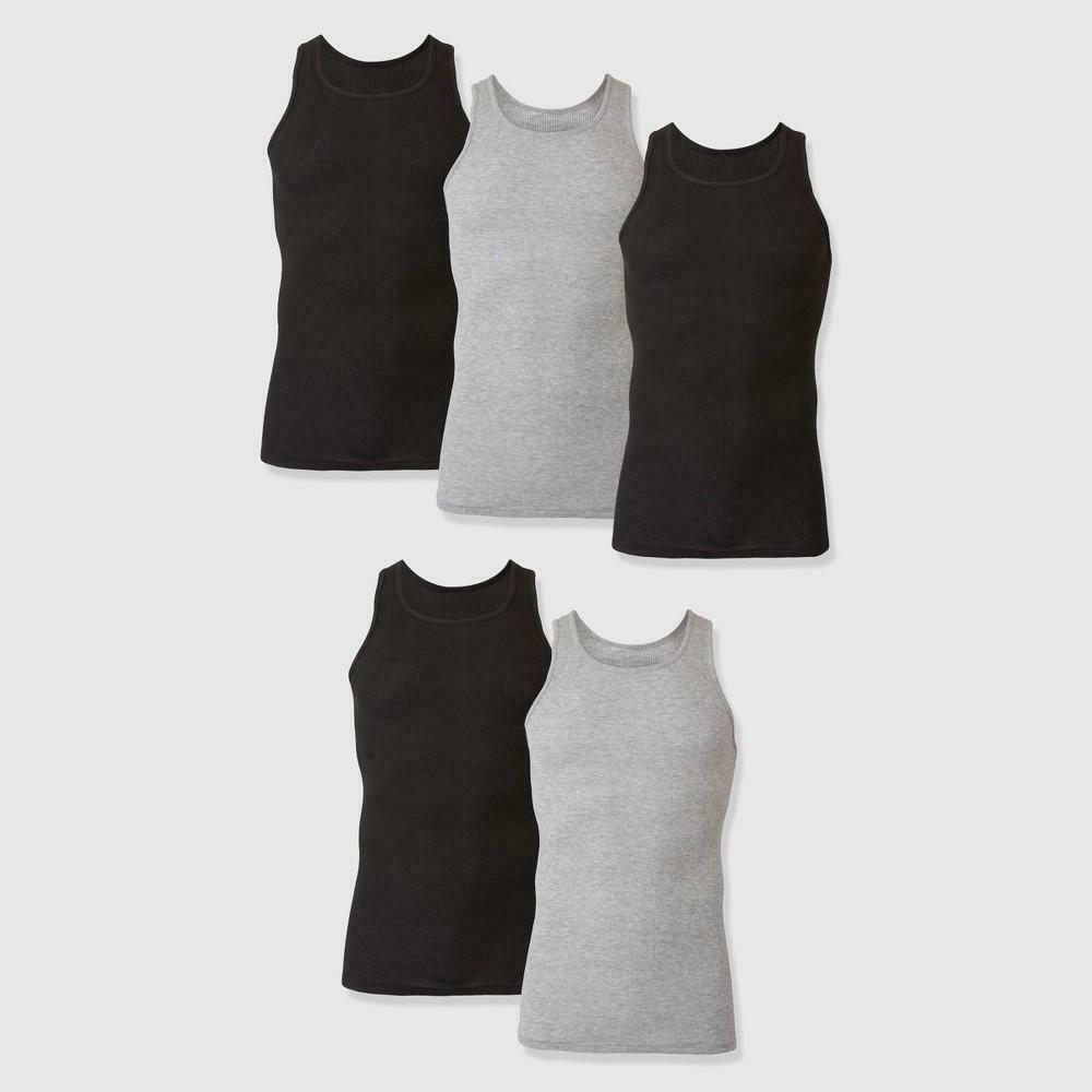 Hanes Men's ComfortSoft Tagless V-Neck T-Shirt, White - 6 Pack, XX-Large