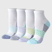 Hanes Women's Absolute Active 4pk Ankle Socks - Assorted Color 5-9 Seamless Toe