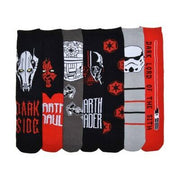 Men's Star Wars Cozy Socks 7pk - Red 6-12