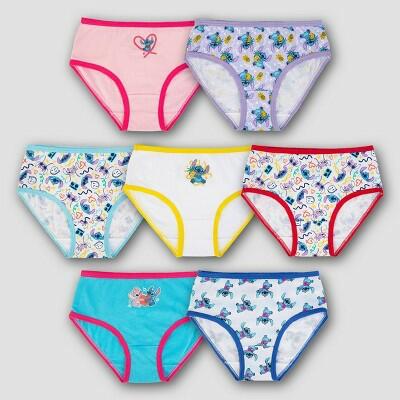 Frozen (Days of the Week) Girls Cotton Brief Character Underwear 7-Pack Size 4-8