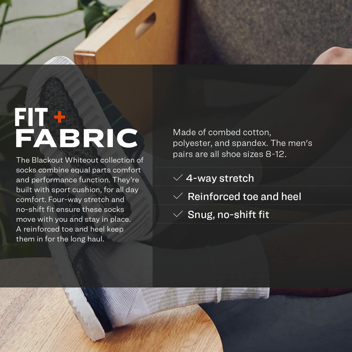 Pair of Thieves Men’s Cushion Crew Socks, 3-Pack