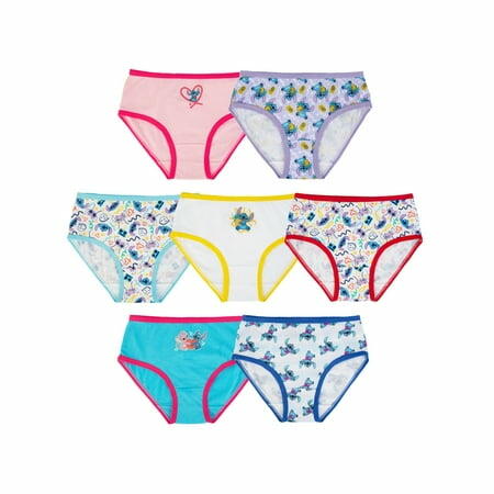 Frozen (Days of the Week) Girls Cotton Brief Character Underwear 7-Pack Size 4-8