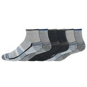 Dickies Men's 6pk Outdoor Navigator Quarter Socks - Gray 6-12 Knit Tagless