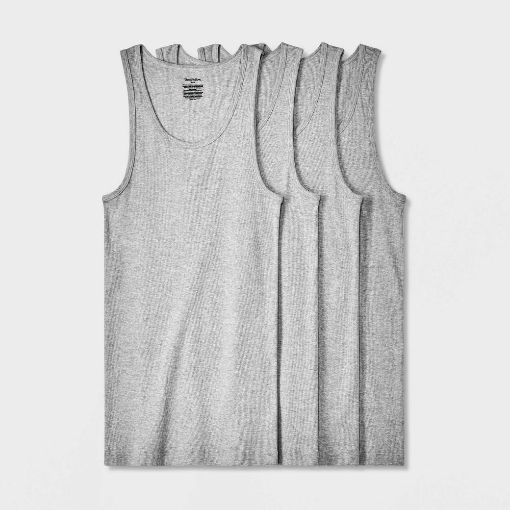Men's Tank Top - Goodfellow & Co™ Heathered Gray M: Lightweight, Scoopneck