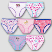 Girls' Barbie 7pk Underwear - 6: Cotton Briefs with Classic Patterns