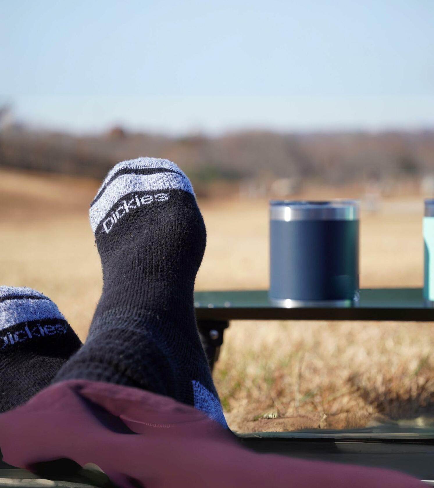 Dickies Men's Dri-Tech Moisture Control Max Full Cushion Black (6 Pairs), Large